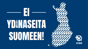 Allekirjoita vetoomus Ei ydinaseita Suomeen! – Inga kärnvapen i Finland!