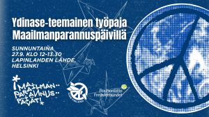 Atomipommityöpaja Helsingissä 27.9.